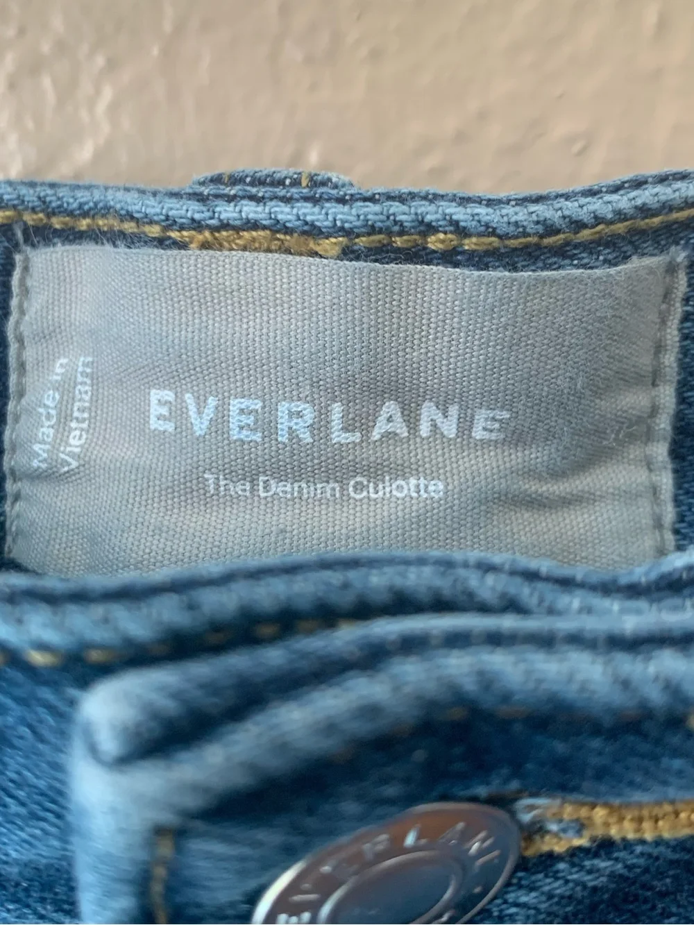 Everlane crop denim